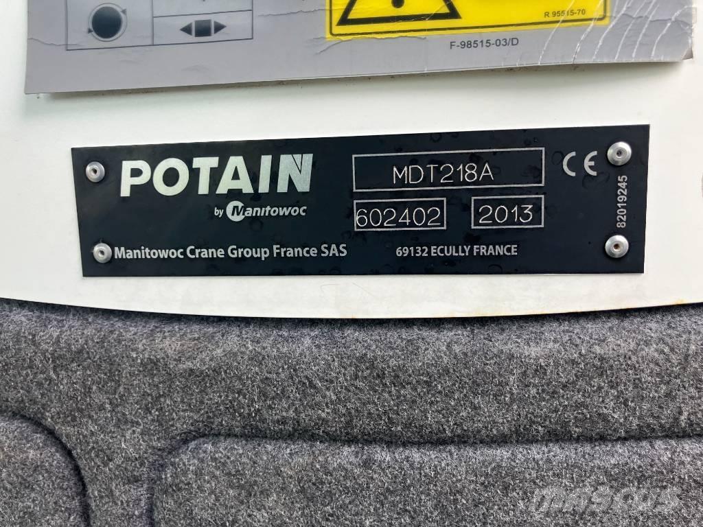 Potain MDT218A-J8 Bygge- og tårnkraner