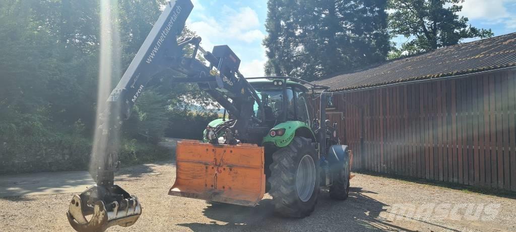 Deutz Agrotron 6155 Traktor med skogsutstyr