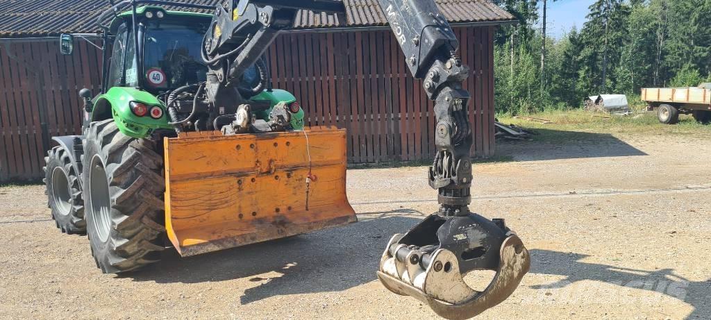 Deutz Agrotron 6155 Traktor med skogsutstyr