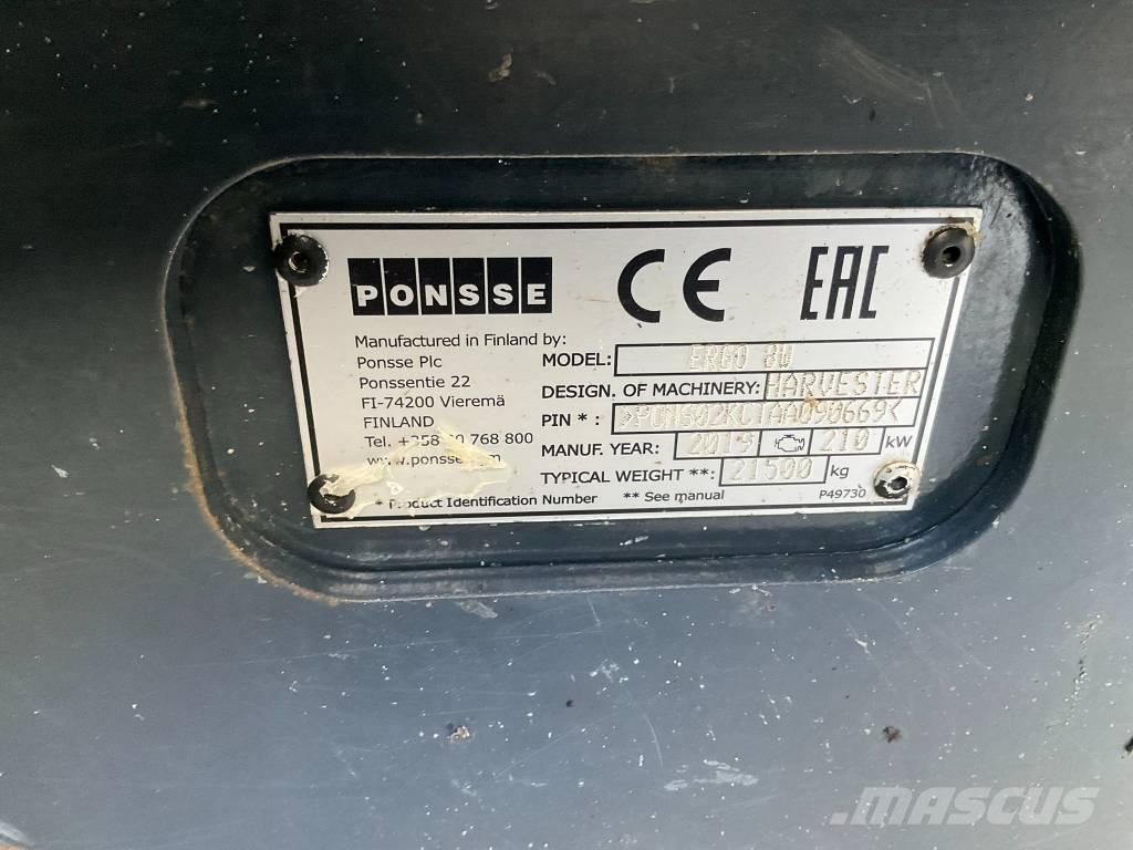 Ponsse ERGO 8W Hogstmaskiner
