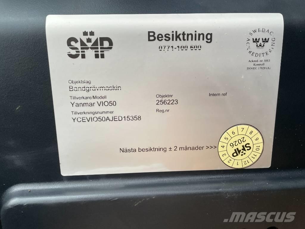 Yanmar Vio 50 Minigravere <7t