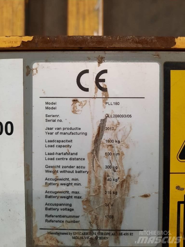 UniCarriers PLL180 Lavtløftende truck