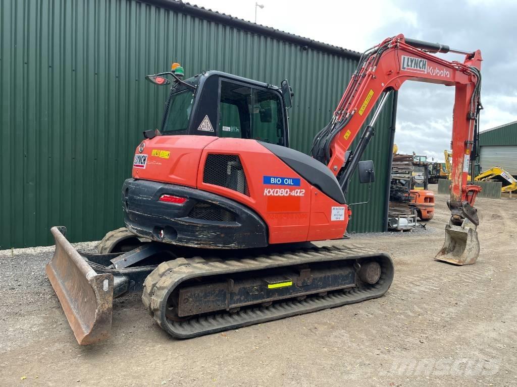 Kubota KX 080 Midigravere 7 - 12t