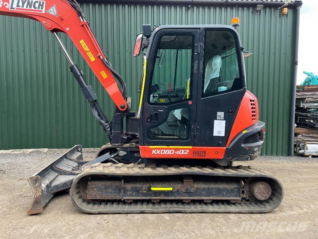 Kubota KX 080 Midigravere 7 - 12t