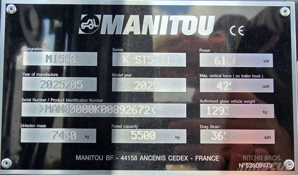 Manitou MI 55 G Propan trucker