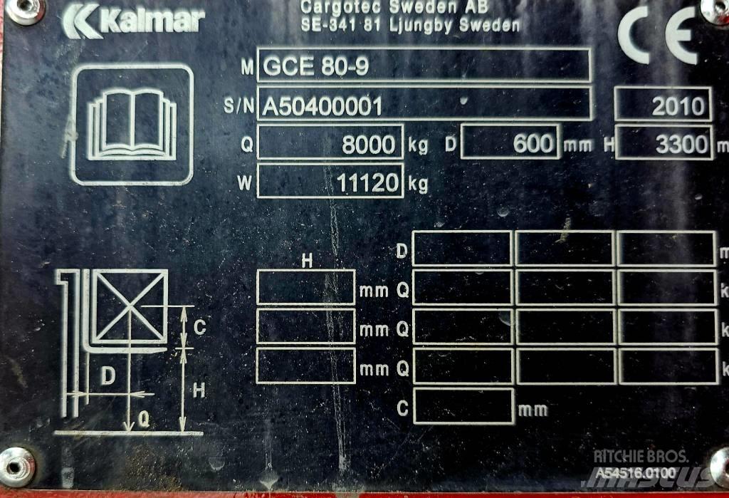 Kalmar GCE 80-9 Propan trucker