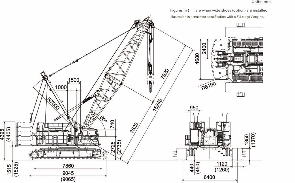 sumitomo SCX2800A-3 Beltegående Kran