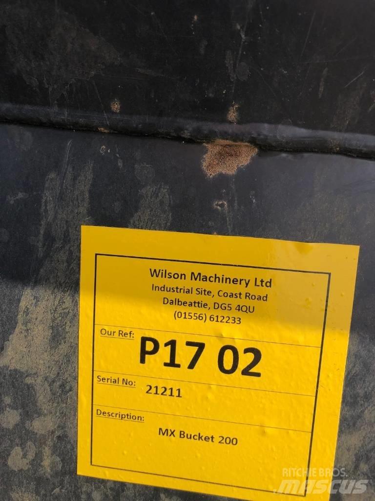 MX 200 Bucket Frontlaster ektrautstyr