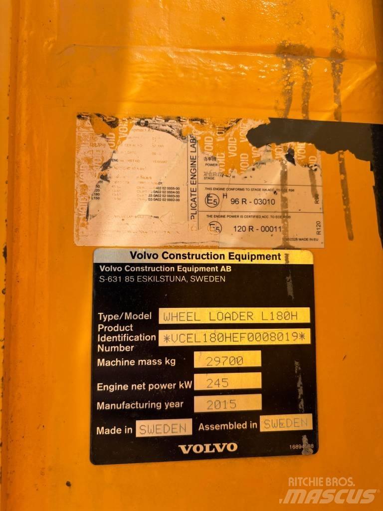 Volvo L 180 H Hjullastere