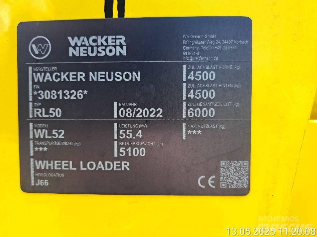 Wacker Neuson WL52 Hjullastere