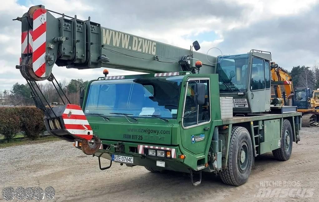 Faun RTF-25 Allterreng kraner