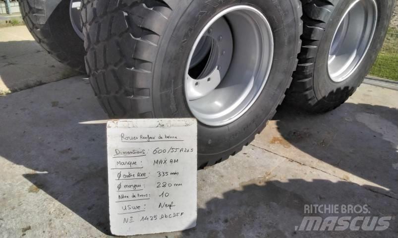  MAXAM 600/55R26.5 Dekk, hjul og felger