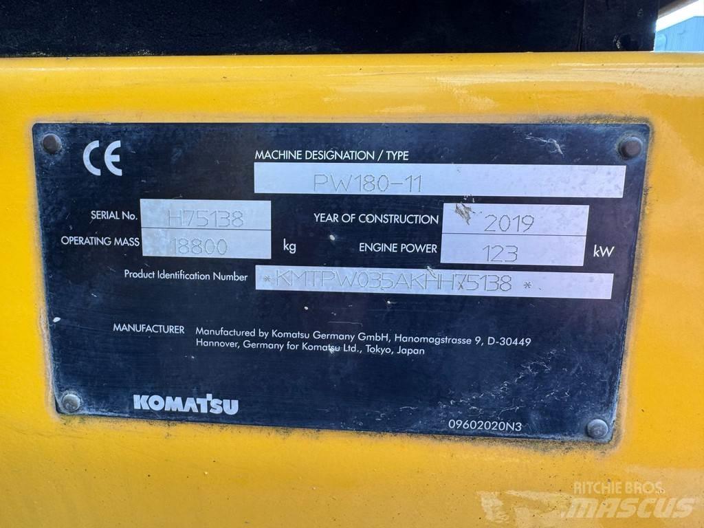Komatsu PW180-11 Hjulgravere