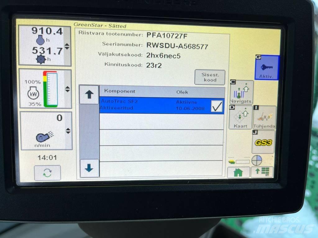 John Deere T 660 Skurtreskere