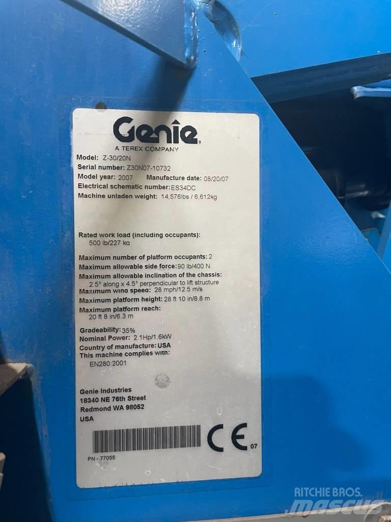 Genie Z 30/20 N RJ Leddede bomlifter