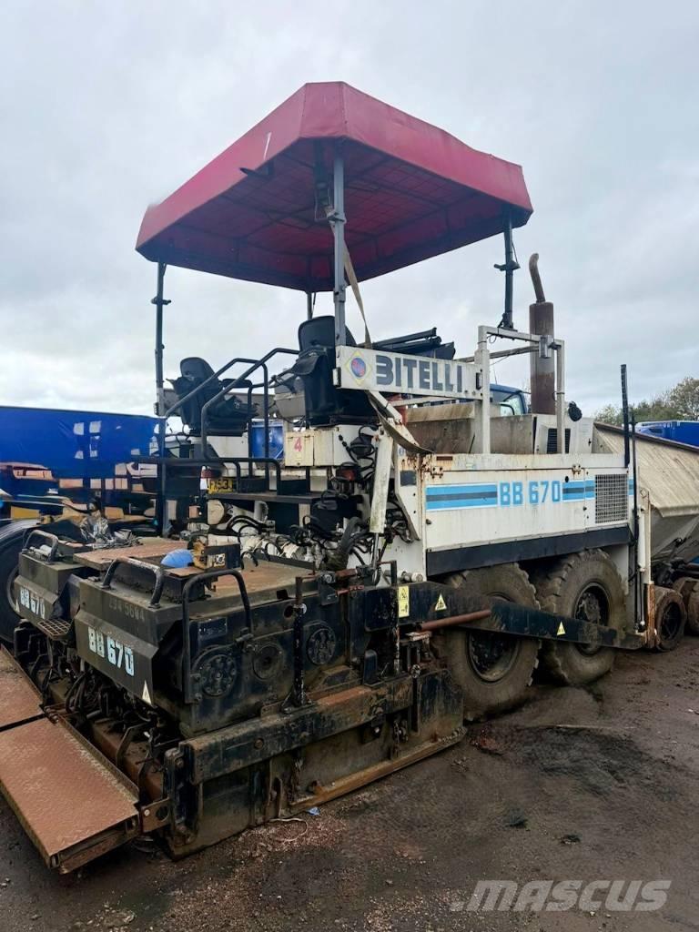 Bitelli BB 670 Asfaltutleggere