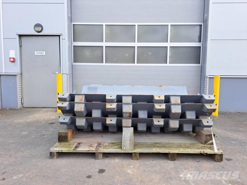 Hamm HC 130i Belter, kjettinger og understell