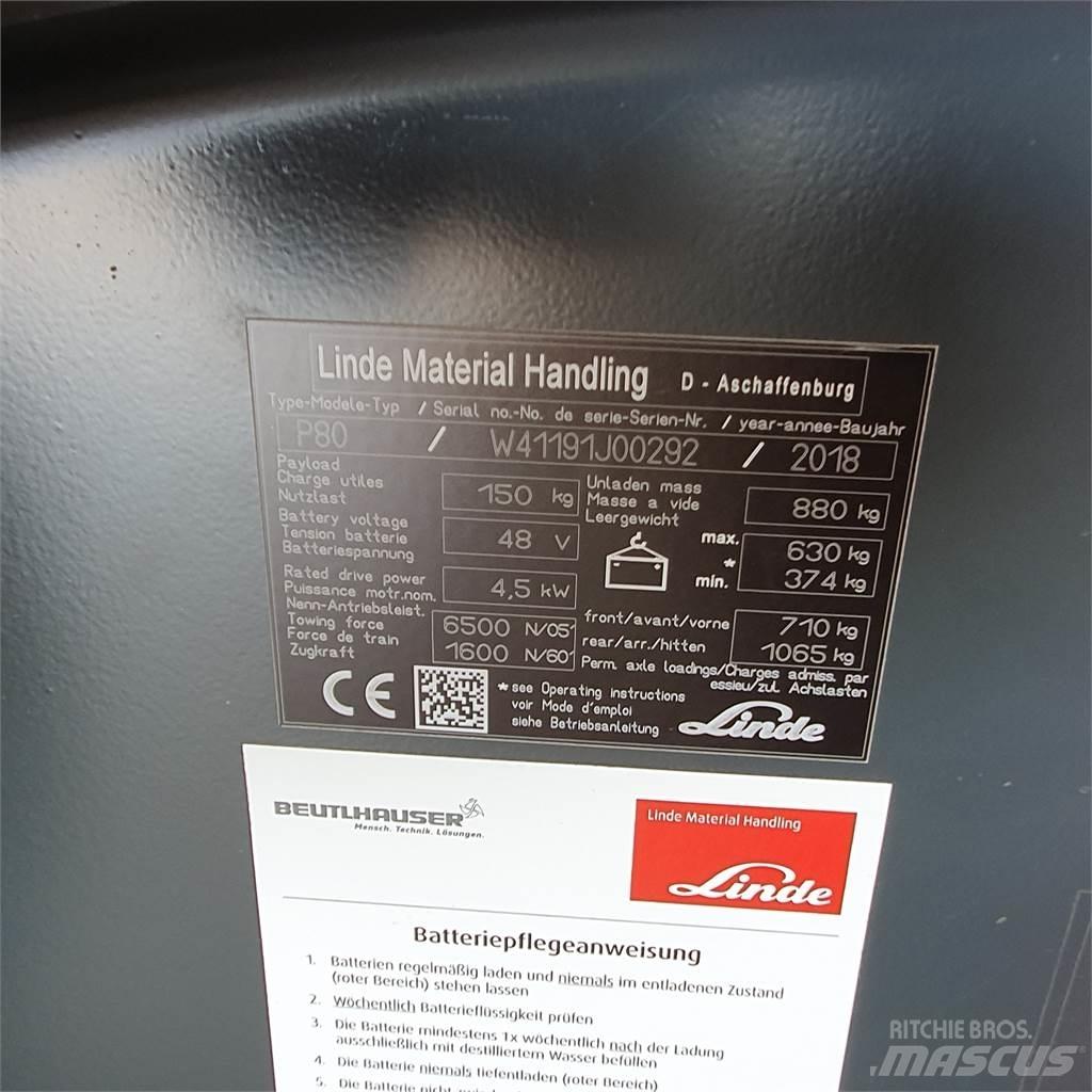 Linde P80 Tauetraktor