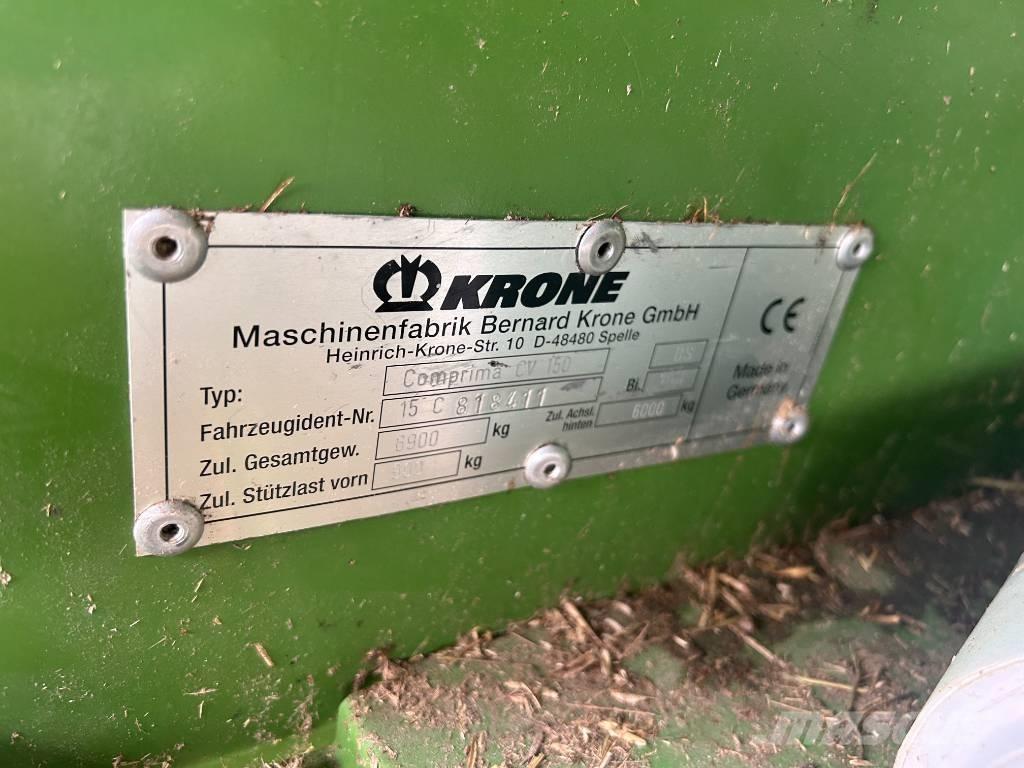 Krone CV150XC Rundballepresser