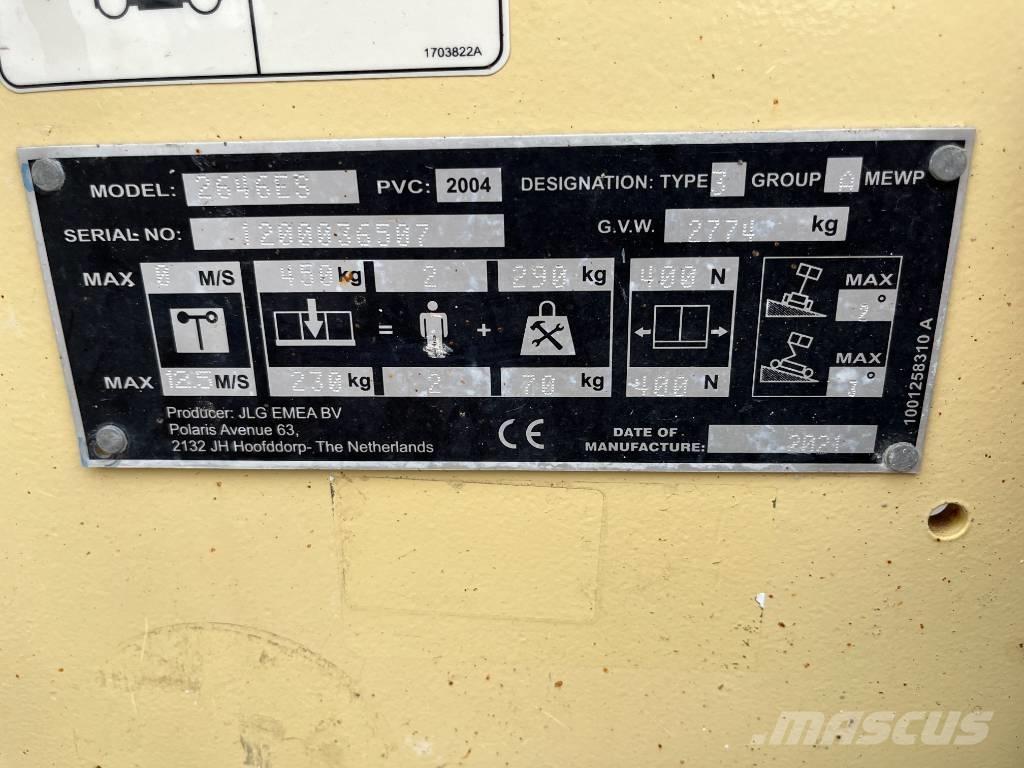 JLG 2646 ES Sakselifter