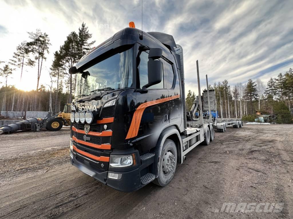 Scania R 650 Ekipage Tømmerbiler