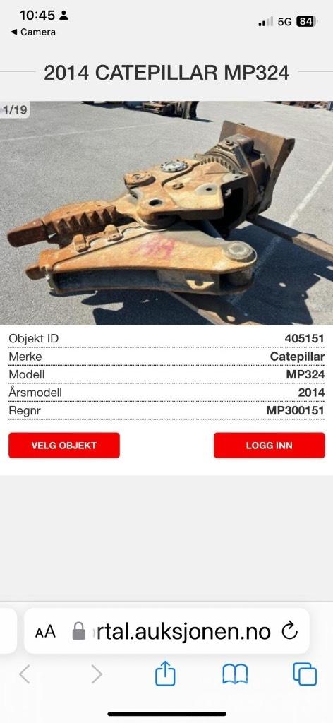 CAT MP324 Asfaltskjærer