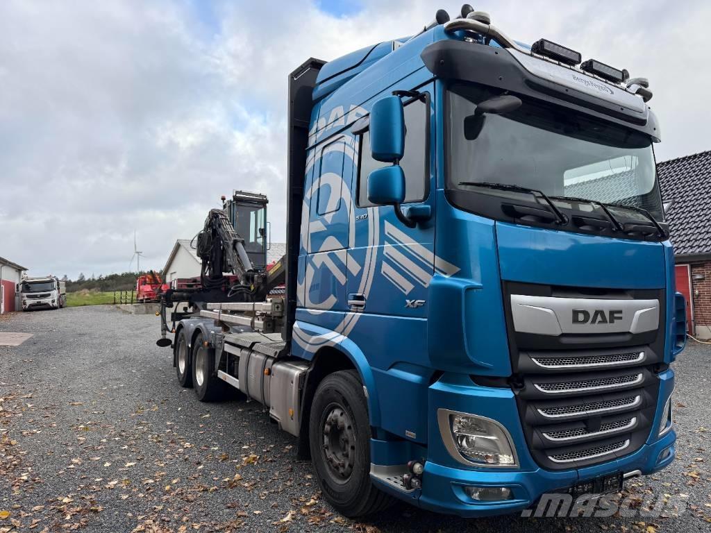 DAF XF 530 6x4 Spesialbiler for transport av skogsmaskiner