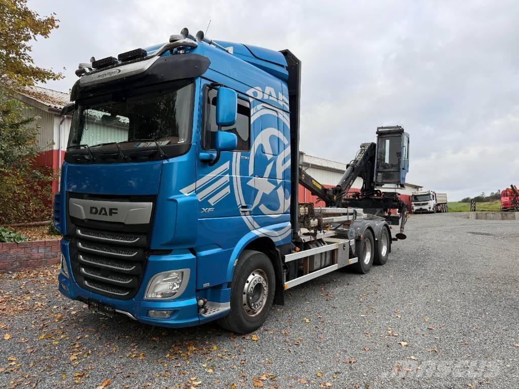 DAF XF 530 6x4 Spesialbiler for transport av skogsmaskiner