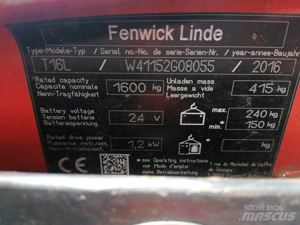 Linde T16L Jekketralle