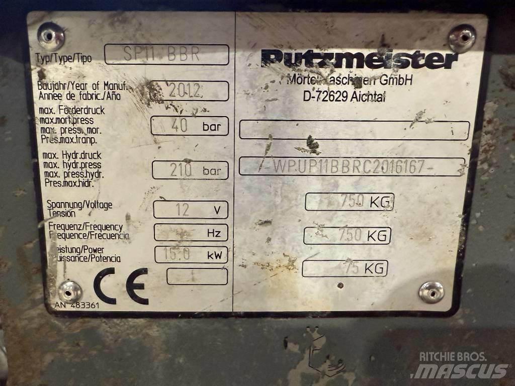 Putzmeister SP 11 Betong/sement blandere