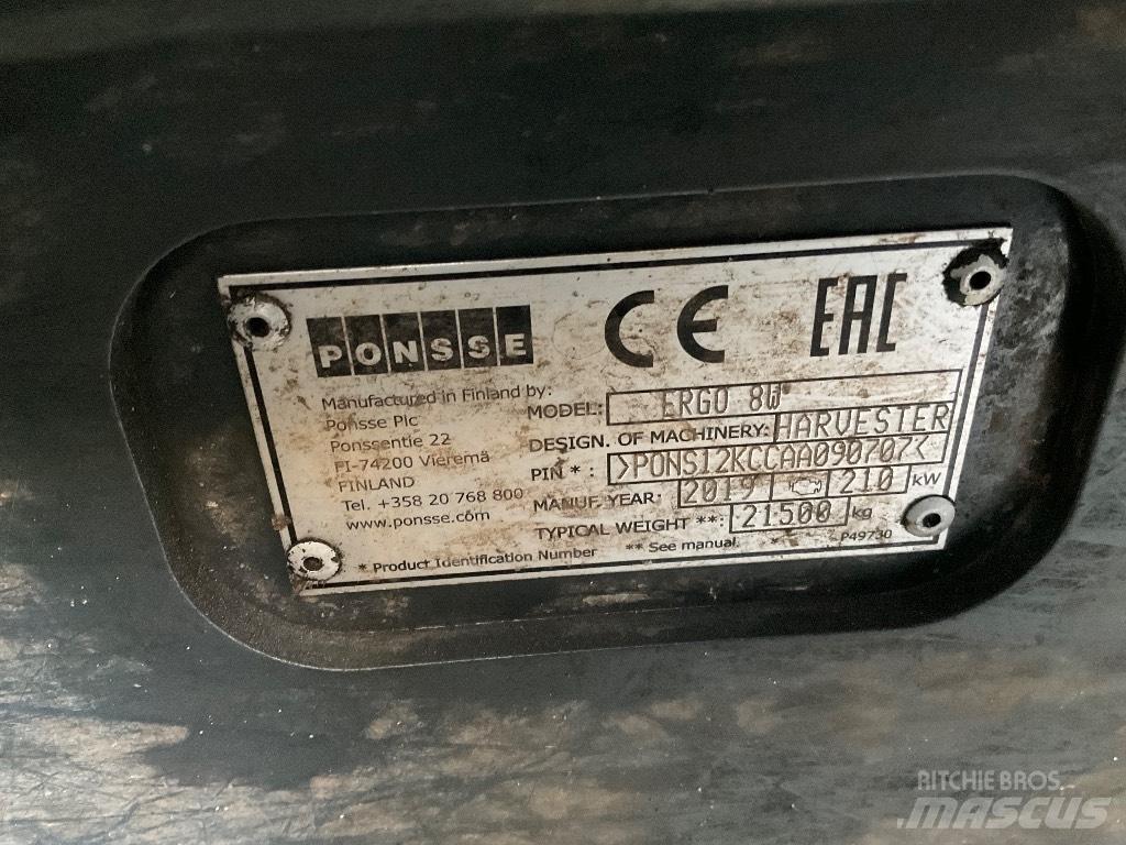 Ponsse ERGO 8W Hogstmaskiner
