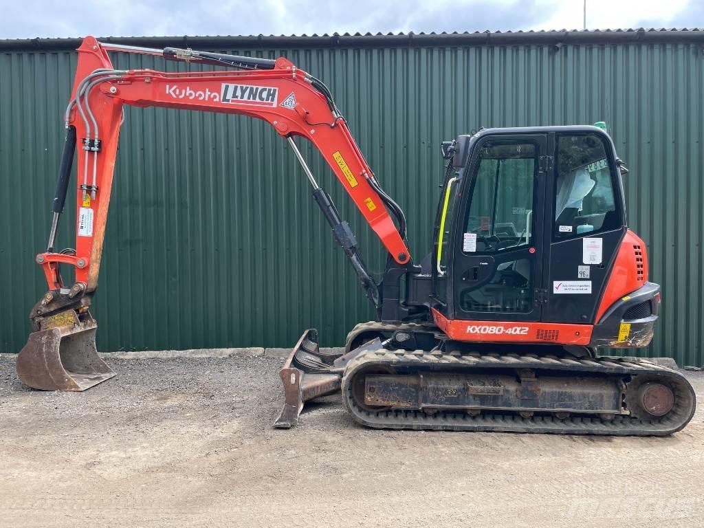 Kubota KX 080-4 Midigravere 7 - 12t