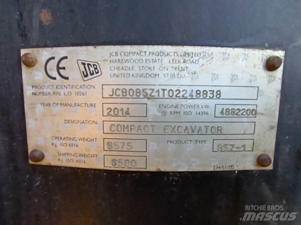 JCB 85 Z-1 Midigravere 7 - 12t
