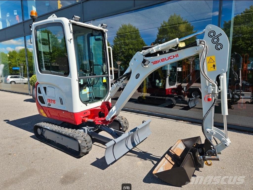 Takeuchi TB 216 Minigravere <7t