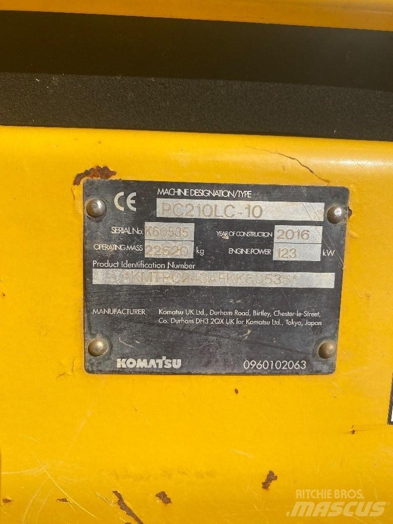 Komatsu PC 210 LC-10 Beltegraver