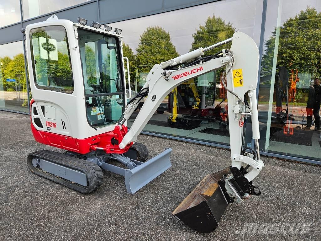 Takeuchi TB 216 Minigravere <7t