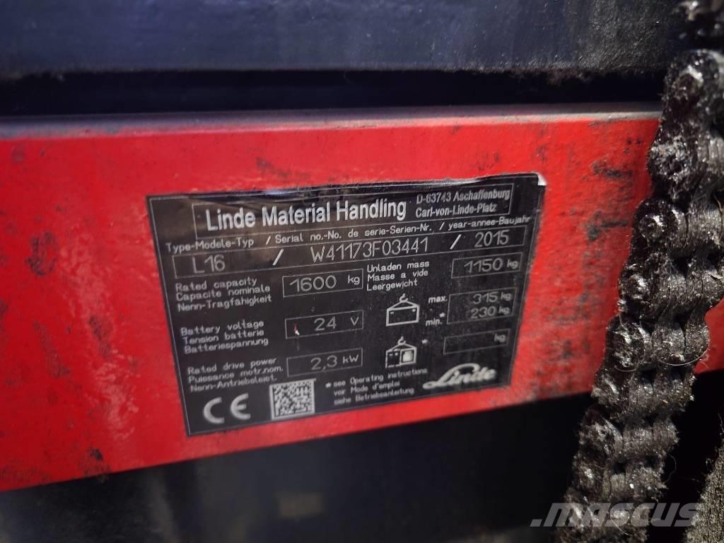 Linde L16/1173 Ledestablere
