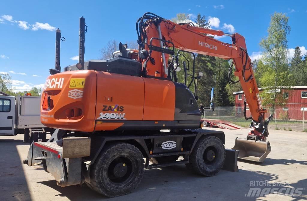 Hitachi ZX 140 W-6 Hjulgravere