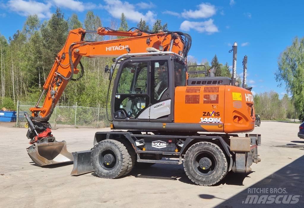 Hitachi ZX 140 W-6 Hjulgravere