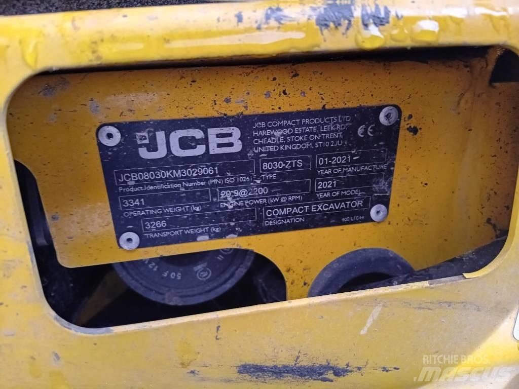 JCB 8030 ZTS Minigravere <7t
