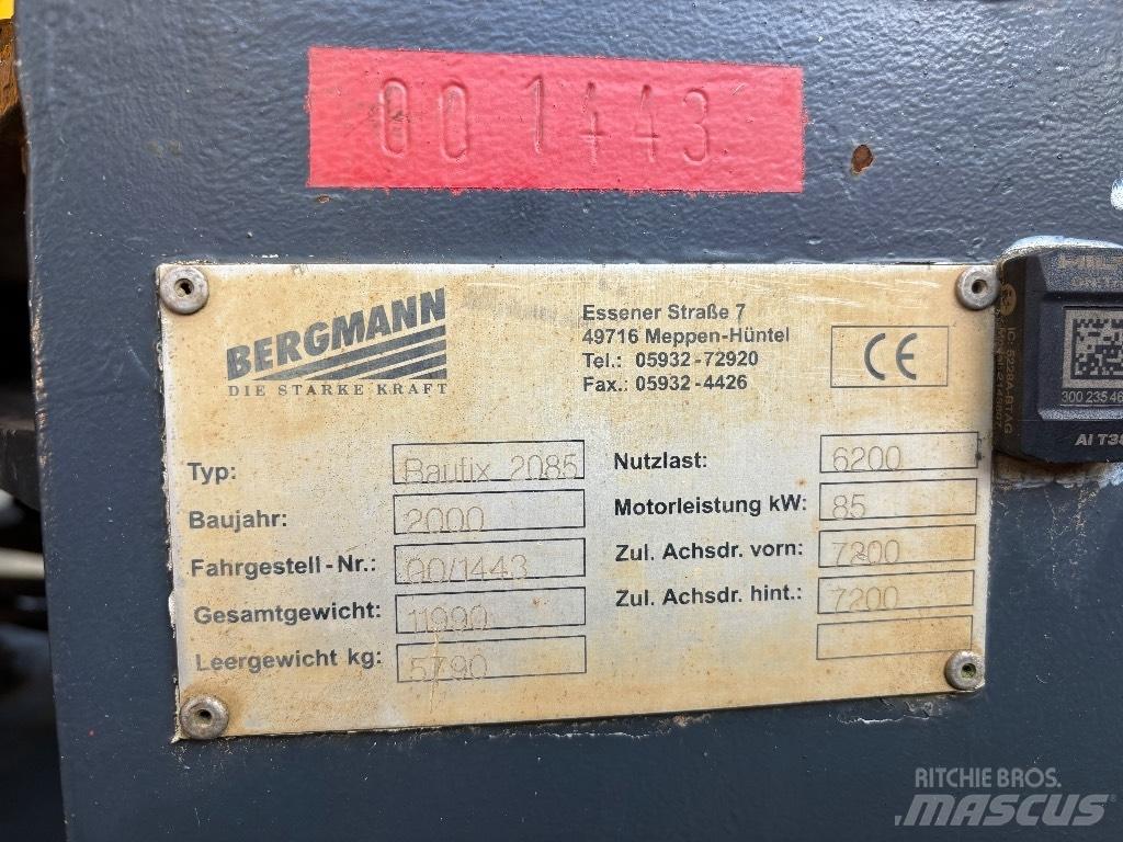 Bergmann Baufix 2085 Rammestyrte Dumpere