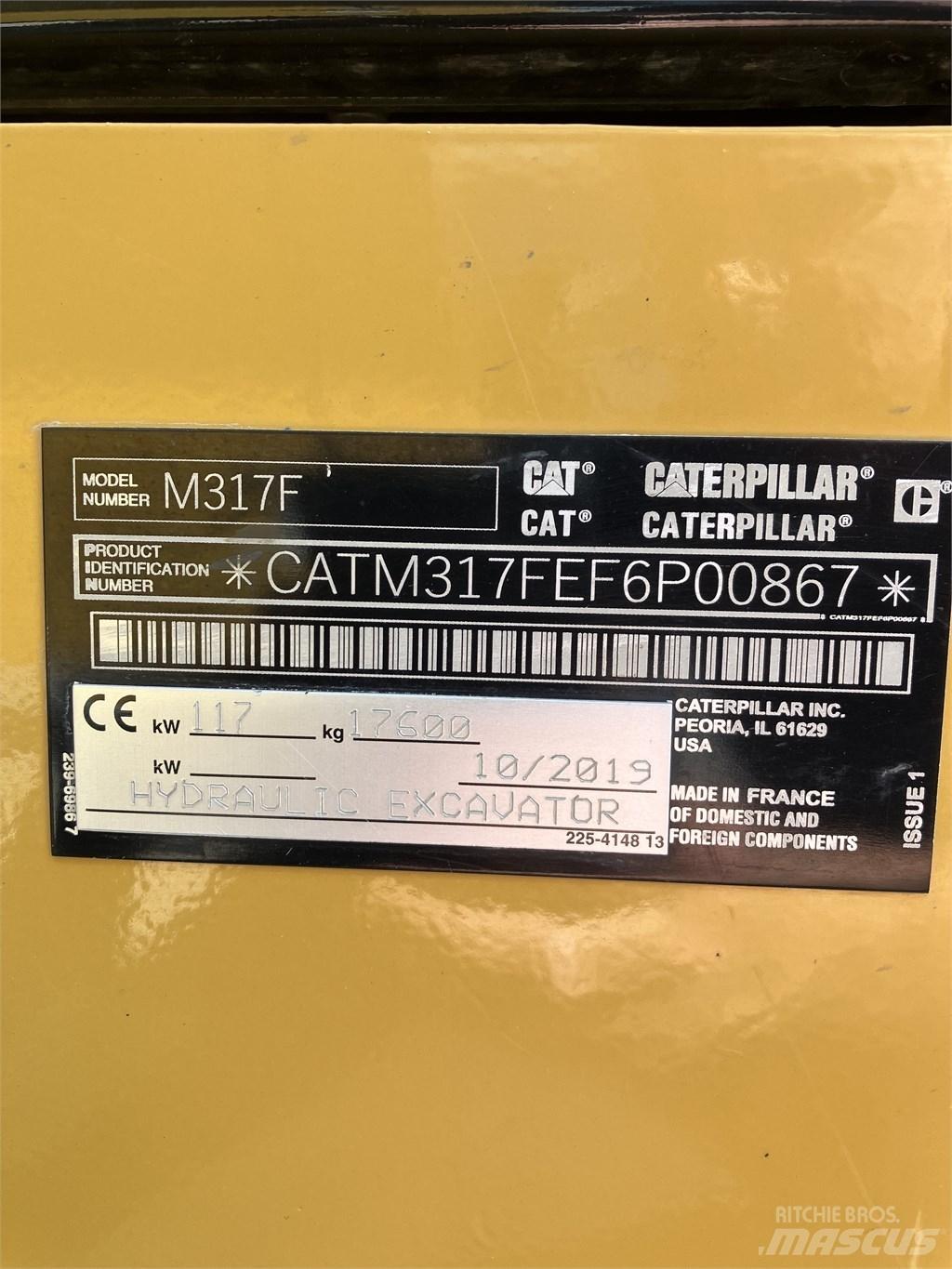 CAT 317 F Hjulgravere