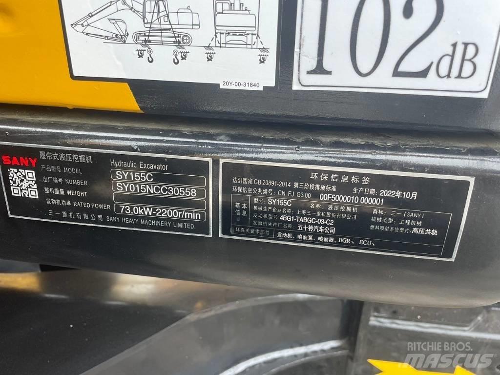 Sany SY 155 C Midigravere 7 - 12t