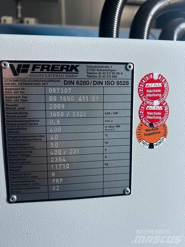 MTU 1650 KVA Diesel Generatorer