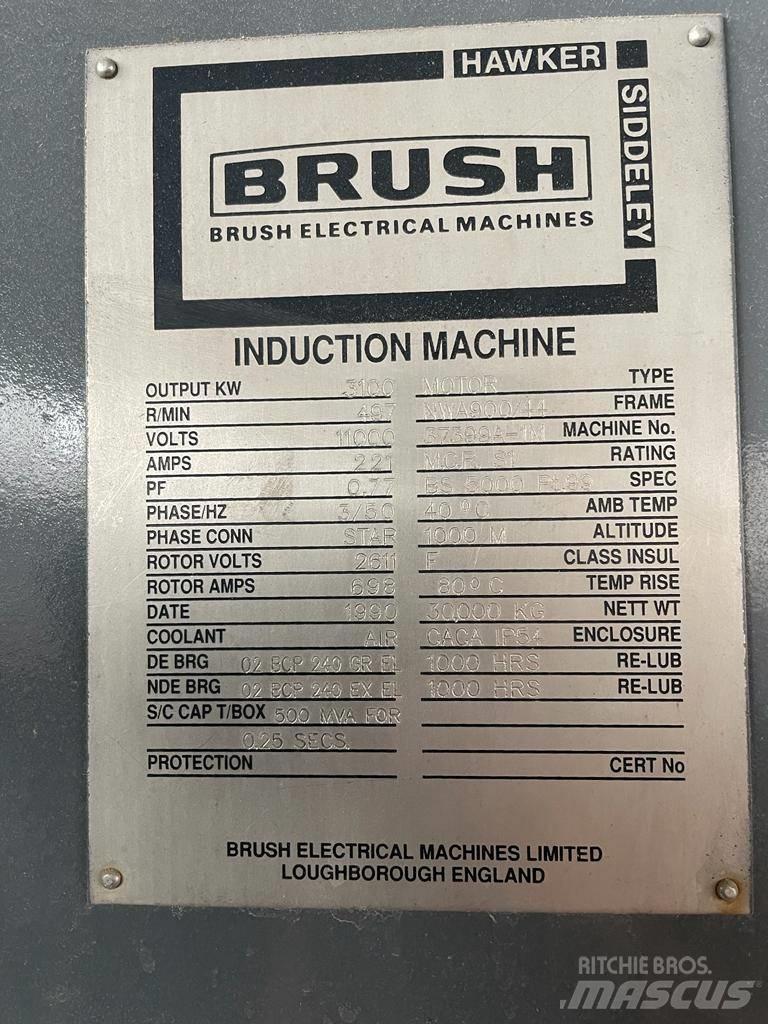  Brush 3100kW Motor Deler til avfallsknusere
