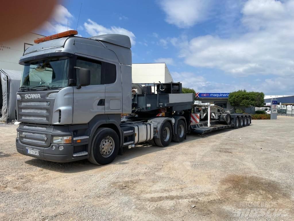 Scania R 580 Flatvogn med vinsj