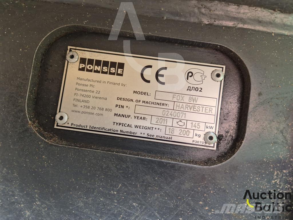 Ponsse Fox 8W Hogstmaskiner