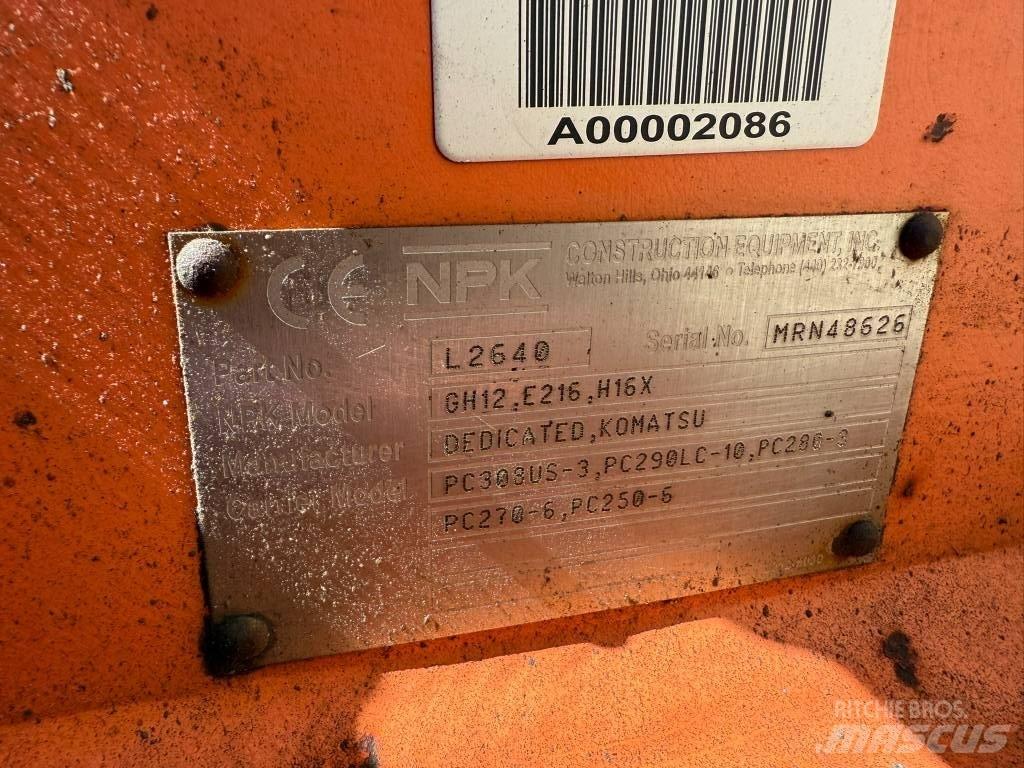 NPK GH 12 Hydrauliske hammere