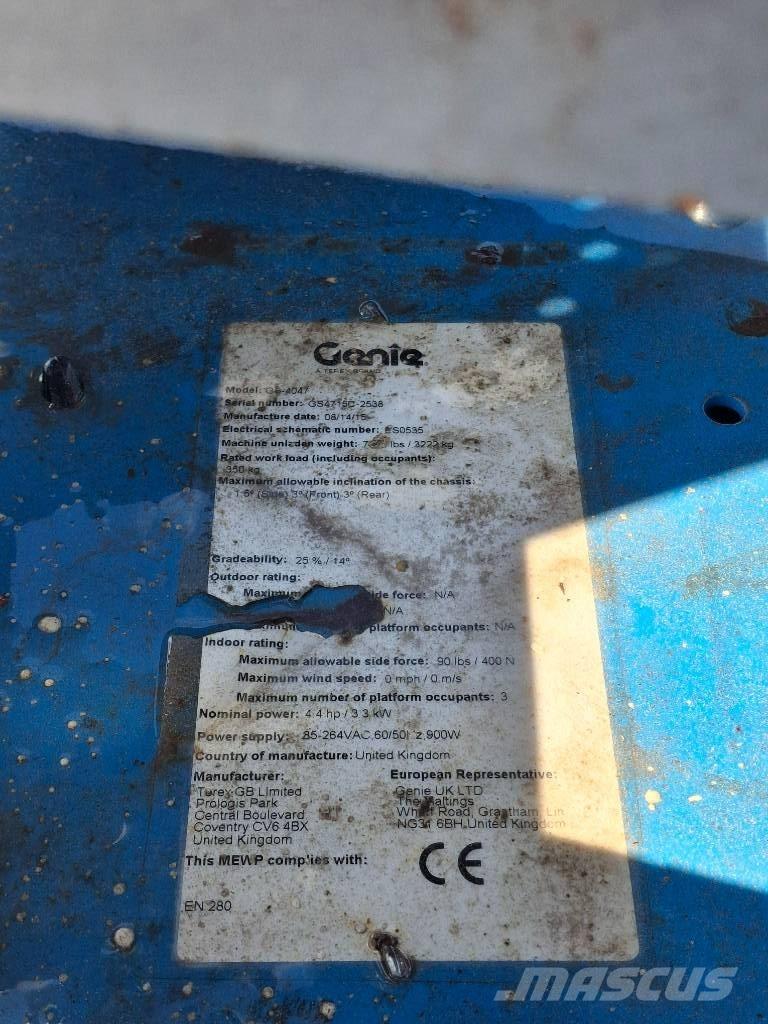 Genie GS4047 Sakselifter