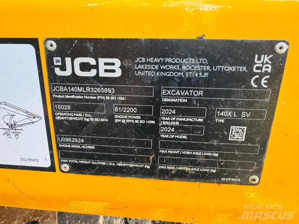 JCB 140 X Beltegraver